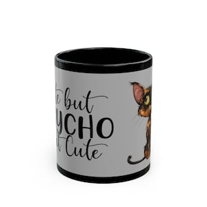 Norma Bates Mug - Cute but Psycho Cat Coffee Mug | The Sarcastic Siamese