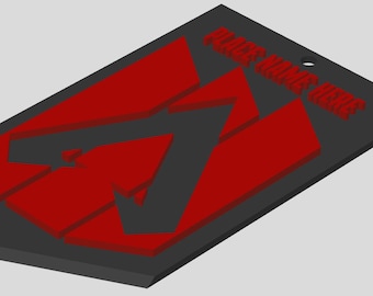 APEX Legends custom name plate 8in x 5in