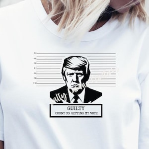 Trump SVG | Trump culpado | Trump 2º mandato | Trump 2024 | Republicano | 'Merica Design | Download digital PNG