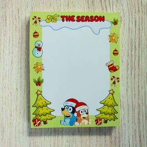 Tis' The Season Children's Cartoon Notepad