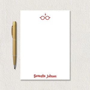 Personalized Wizard Notepad, Custom Name, 50 Sheets