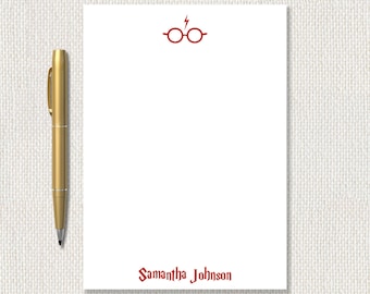 Personalized Wizard Notepad, Custom Name, 50 Sheets