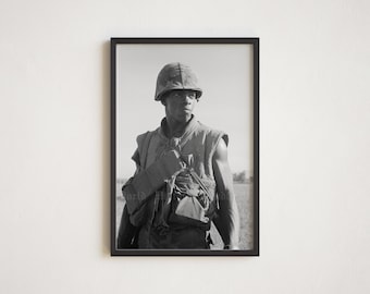 Vietnam War Photo: Marines of Company I - Vintage Military Print (Digital Download)