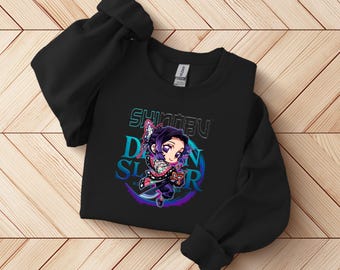 SHINOBU Demon slayer sweatshirt, demon slayer perch, anime shirt, anime sweatshirt, anime gift, demon slayer shirt