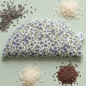 Gewogen oogkussen, kruidenaromatherapie, ontspanningscadeau, lijnzaad, rijst, warm kompres, koeling, verwarmd