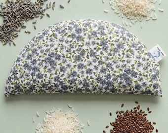 Weighted Eye Pillow, Calming Aromatherapy, Relaxation Stress, Flaxseed or Rice, Warm Compress, Cotton Microwavable