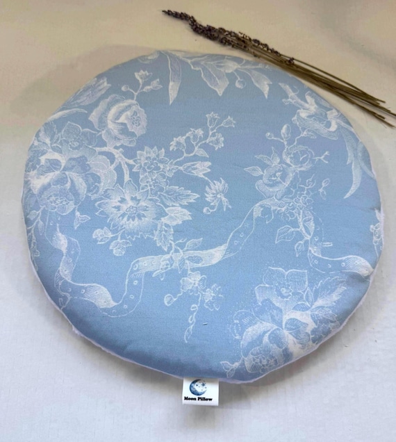 Weighted Lap Pillow, Blueberry Toile, Heating Pad, CuddleCalm, Bed Warmer, Heat Pack, Emotional Support