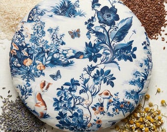 Weighted Lap Pad, Padded, Compression Pillow, Flaxseed Rice Heating Pad, Stress Women, Herbal Remedies