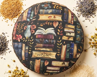 Weighted Lap Pad, Rice Flax Filled Heating Pad, Bookworm Gift, Orthopedic, Compression Pillow, Microwavable