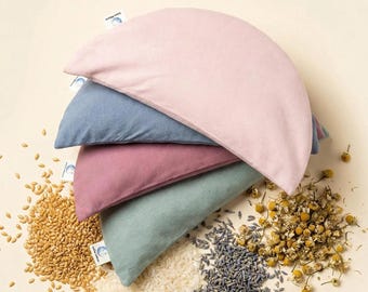 Weighted Bamboo Eye Pillow, Calming Aromatherapy, Spa Gift,  Relaxation, Cold Heat Pack, Soft, Comfort