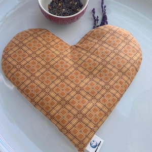 Weighted  Heart Aromatherapy Plush Eye Pillow And Calming Lap Pad:Heat/Cold Pack