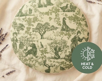 Weighted Lap Pad, Microwave Heating Pad, Calming Aromatherapy, Compression, Therapeutic, Rice & Flaxseed, Comfort Gift