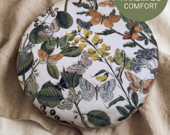 Weighted Lap Pad, Microwave Heating Pad, Rice, Flaxseed, Calming Aromatherapy, Compression Pillow, Comfort Gift