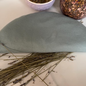 MOON EYE PILLOW-Weighted Plush Eye Pillow-Bamboo Fabric Eye Pillow-Lavender Aromatherapy Eye Mask-Hot Cold Pack-Herbal Variety Options-Yoga