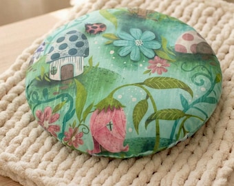 Weighted Lap Pad, Padded, Abdomen Pillow, Period Cramps, Heating Pad Rice and Flaxseed, Microwavable