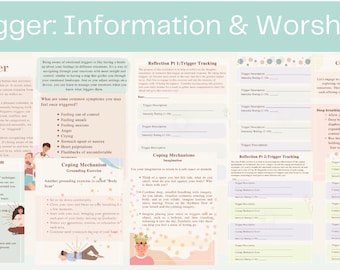 Trigger Informational Sheets, Coping Mechanisms, and Triggers