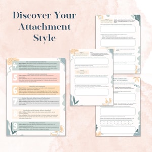 Discover Your Attachment Style | Attachment Theory Workbook | Relationship Patterns | Secure Attachment | Digital Download