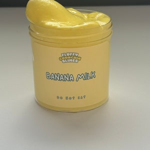 Slime de leche de plátano