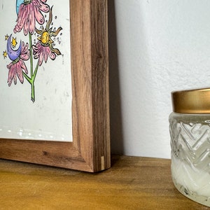 Handmade Walnut Picture Frame - Custom Sizes Available