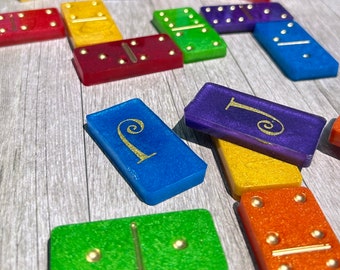 Rainbow Colors Dominoes