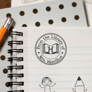 Teacher Stamp, Personalized Stamp, Custom Stamp, Rubber Stamp, Custom Rubber Stamp, Stamp, Stamps, Teacher Appreciation --12194-HR45-000