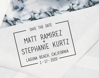 Save The Date Stamp, Save the date, Wedding Stamps, Bridal Stamps, Wedding Gifts, Gifts For her, Self Inking Stamps, Address Stamps --68018