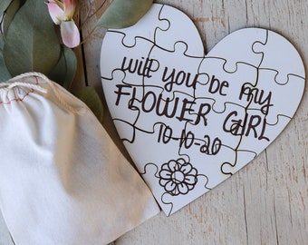 Flower Girl Proposal, Flower Girl Proposal Gift, Will You Be My Flower Girl, Flower Girl Puzzle, Flower Girl, Wedding --40029-PZL6-013