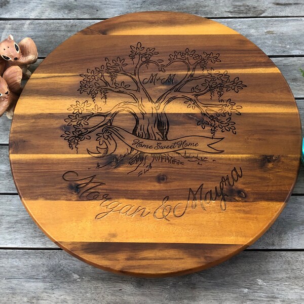 Custom Lazy Susan Etsy