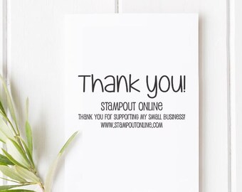 Custom rubber stamp for the back of handmade Cards projects and crafts, Handmade by rubber stamp, Card making rubber stamps, Business Card