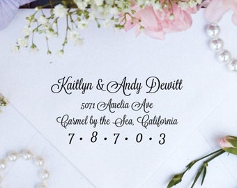 Return Address Stamp, Address Stamper, Personalized Return Address Stamper, Self Inking Stamp, Rubber Stamp, Custom Stamps --68093-HD55-000