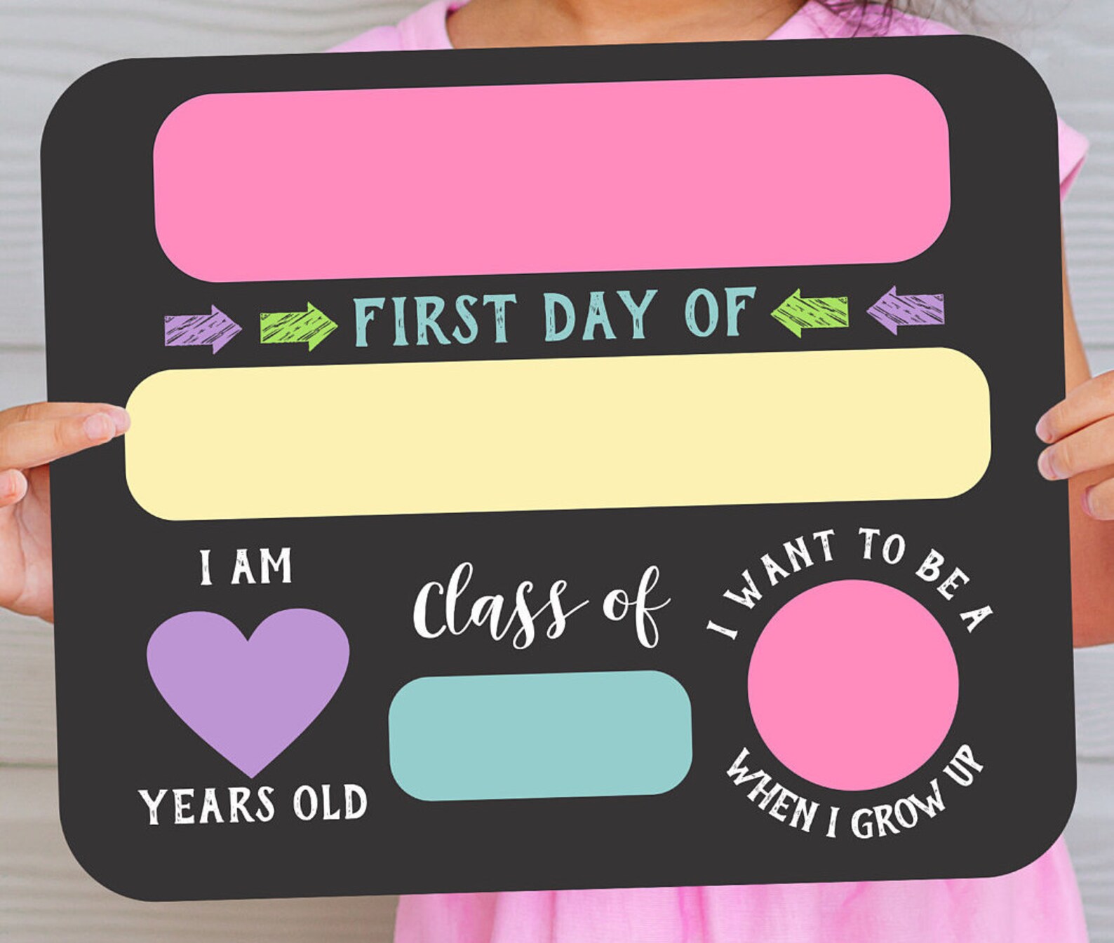 Last Day of School First Day of School Back To School Sign Etsy