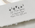 Christmas return address stamp - Holiday Christmas card custom rubber stamps self inking return address stamp for Christmas Cards,