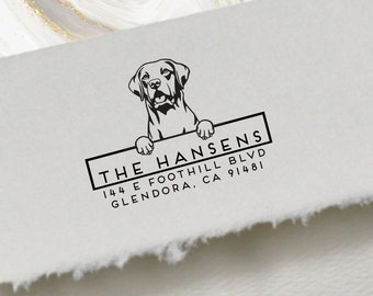 Labrador Retriever Return Address Stamp, Your Dog on a Return address stamp, Return Address stamp, Personalized Address Stamp