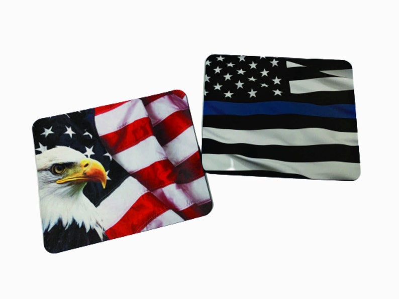 American Flag Mouse Pad Blue lives matter mouse pad Mousepad | Etsy