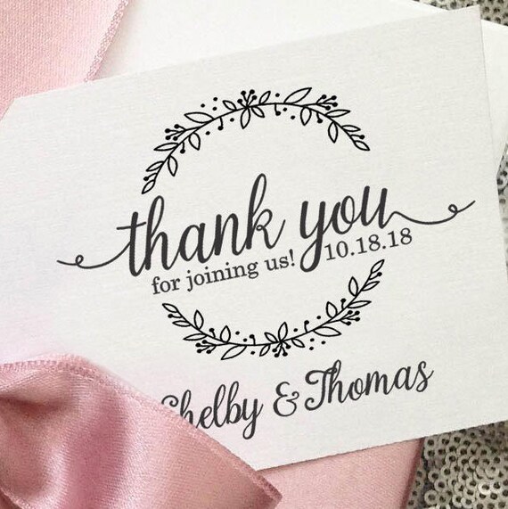 Vielen Dank Stempel Hochzeit Geschenkanhanger Hochzeit Etsy