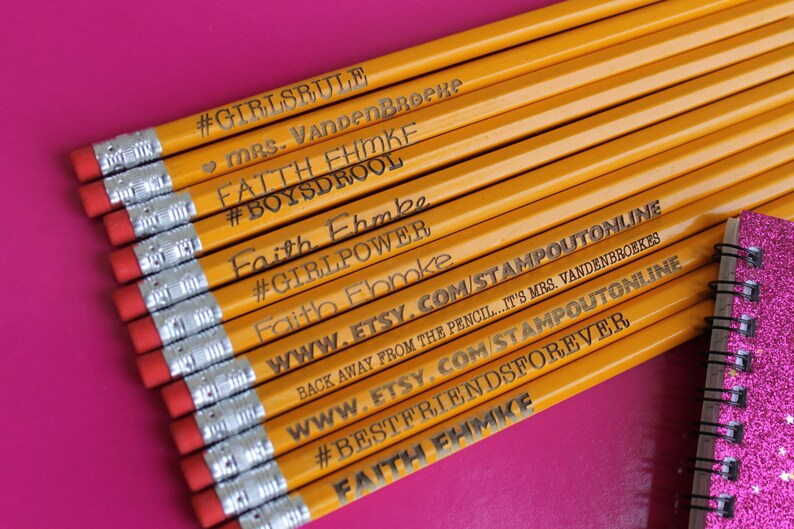 personalized pencils fast