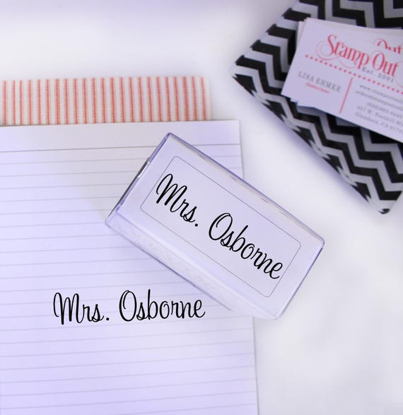 Sello Autoentintado Personalizado XL - Hasta 6 Líneas, Elige Fuente Y Color De Tinta