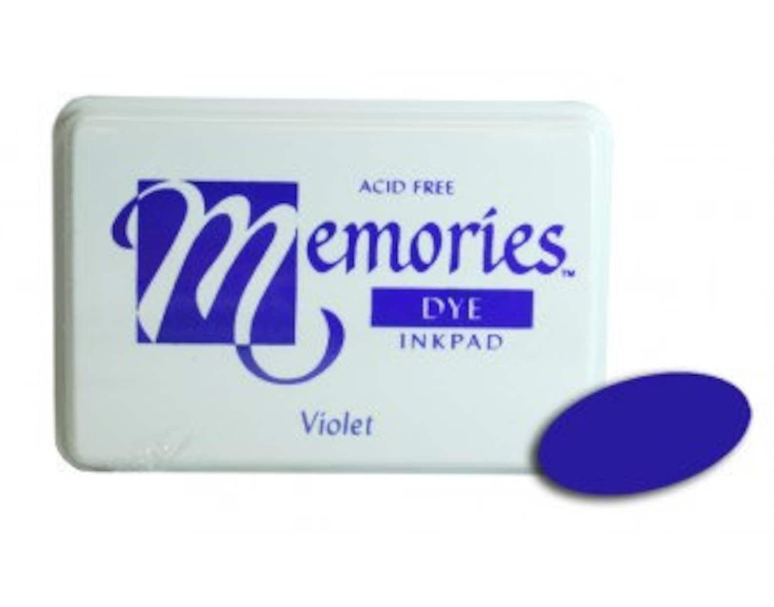 Violet Ink Pad for Rubber Stamps Purple Memories Stamp Pad Etsy