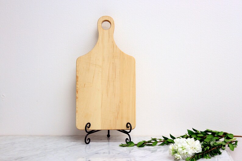Anniversary Retirement Family Tree Rooted in Love Personalized MAPLE Paddle Cutting Board Custom Engraved Wedding --21017-PADB-022