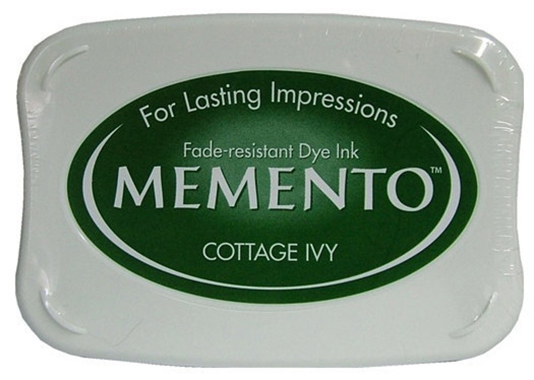 Green Ink Pad for Rubber Stamps Cottage Ivy Memento Stamp Pad Etsy