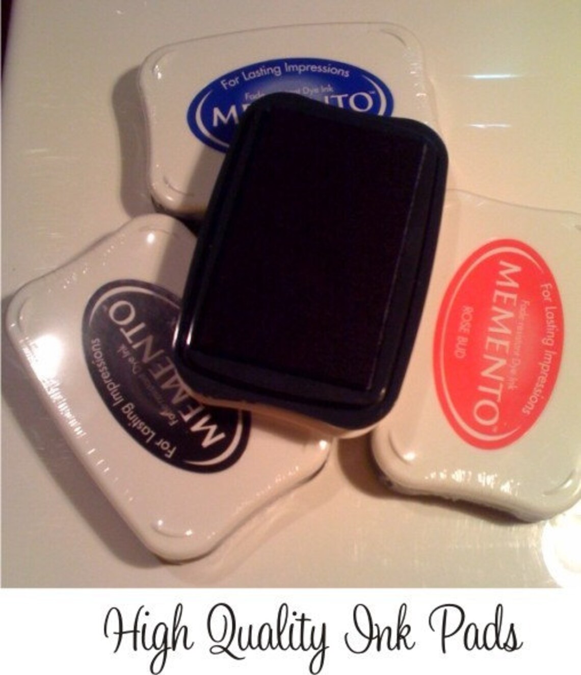 Black Ink Pad for Rubber Stamps Black Stamp Pad Etsy