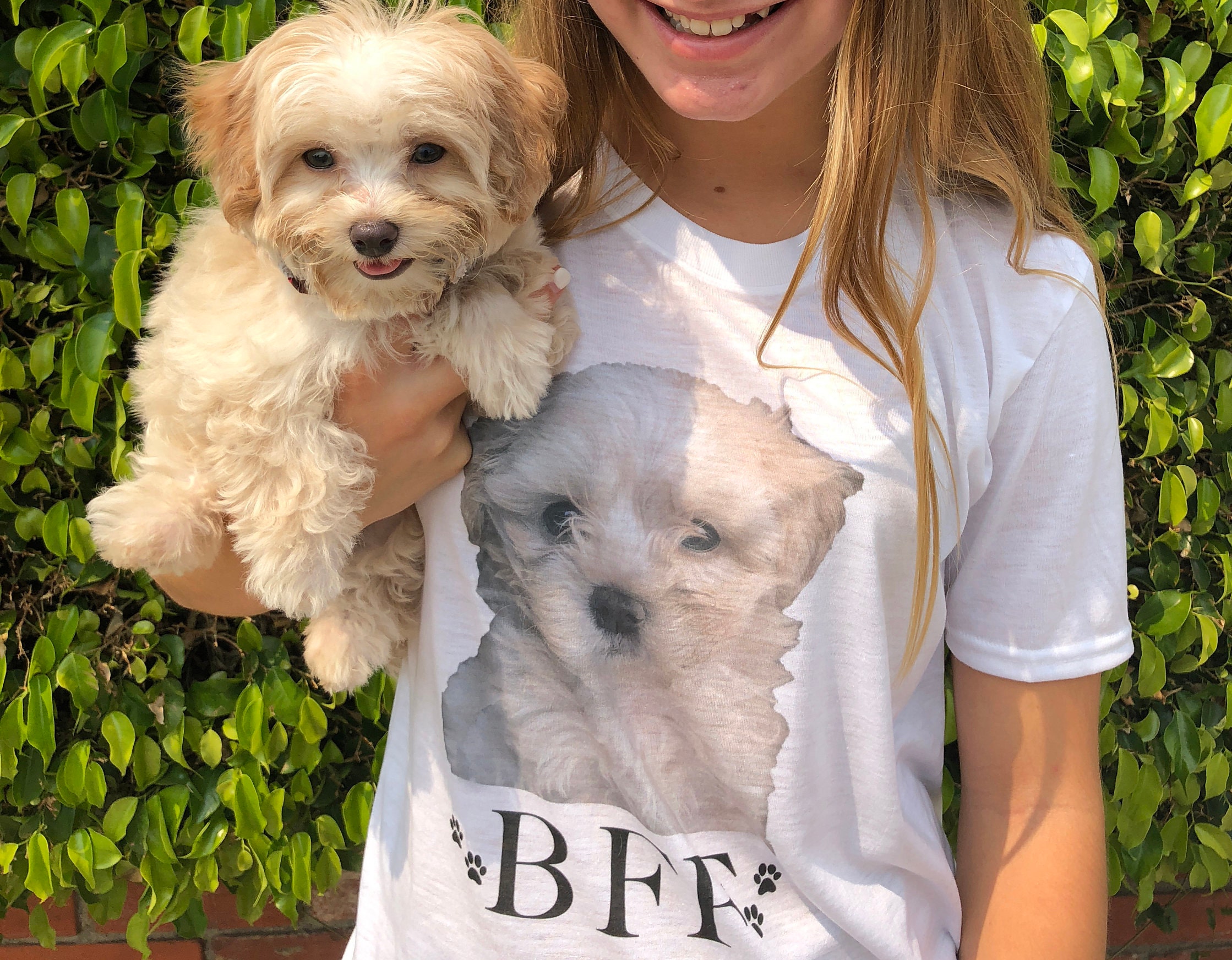 shirt with my dogs face on it