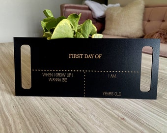 First Day of School, 1st Day of School, Back to School, Mini Chalkboard, School Sign, Chalkboard Sign, Kindergarten, School Chalkboard