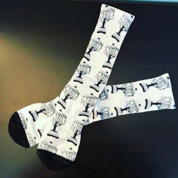 Chaussettes robot Da Vinci Xi, chaussettes de chirurgien, chaussettes de chirurgie robotique, robot chirurgical, chaussettes personnalisées pour chirurgiens --62221-LSX4-603