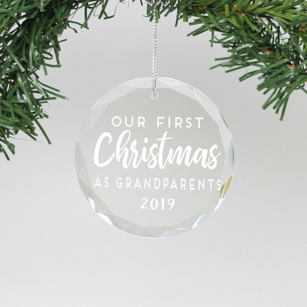 First Christmas as Grandparents Ornaments Etsy