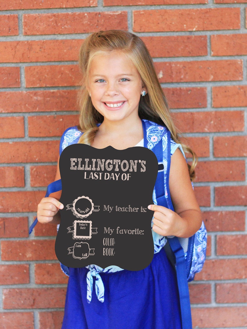 Last Day of School First Day of School Back to School Etsy