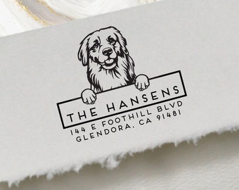 Pet Return Address Stamp, Your Dog on a Return address stamp, Return Address stamp, Personalized Address Stamp, Custom Stamp for pet lovers