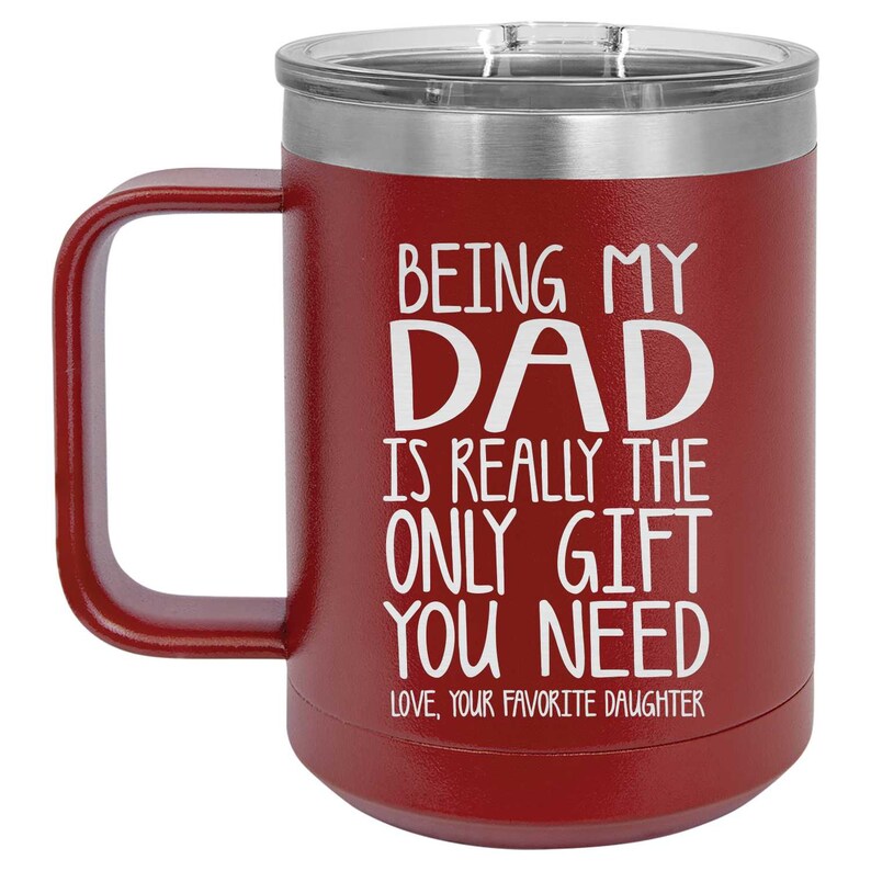 Personalized Dad Thermal Mug Father's Day Tumbler Etsy