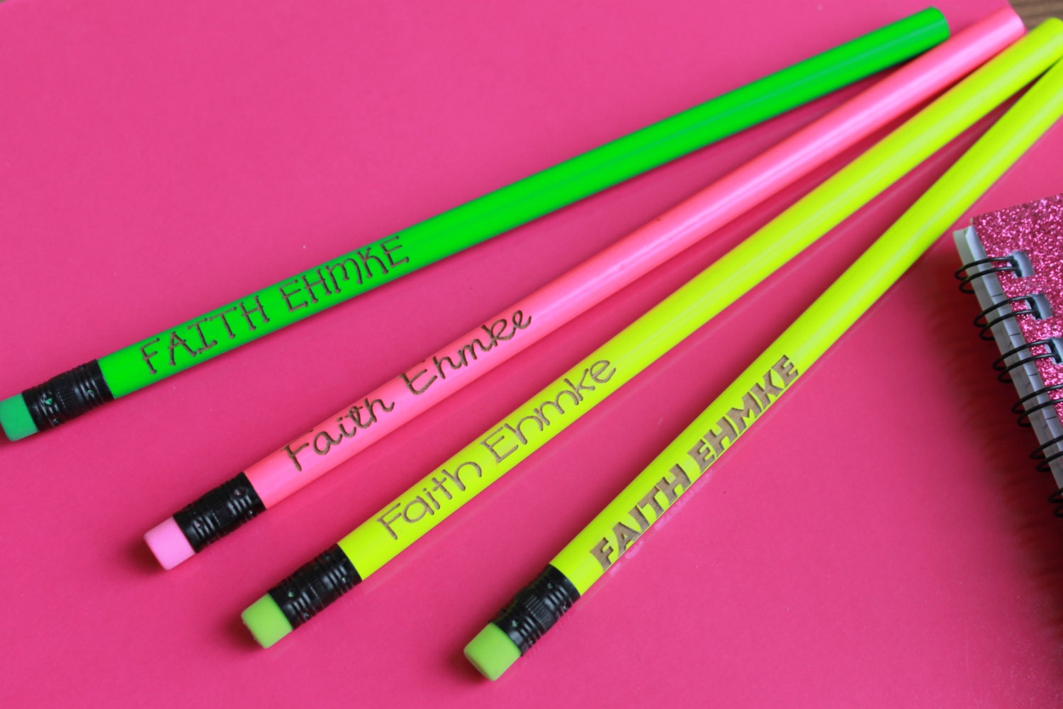Personalized Pencils Custom Pencils Name on Pencil Engraved Etsy