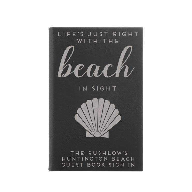Airbnb Guest Book Custom Guest Book Beach House Guestbook Etsy